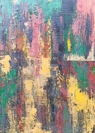 Картина под названием "Woodland Rhapsody" - Emili Vit, Подлинное произведение искусства, Масло Установлен на Деревянная рама…