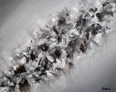 Painting titled "Storm" by Émilie Converset, Original Artwork, Acrylic