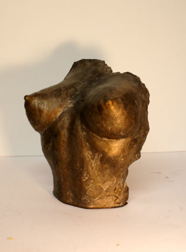 Sculpture intitulée "buste-20-18-13cm.jpg" par Emilie Lacroix-Mathieu, Œuvre d'art originale, Céramique