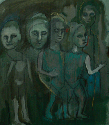 Peinture intitulée "Danse" par Emilie Lagarde, Œuvre d'art originale