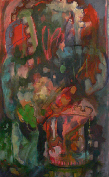 Peinture intitulée "Manège" par Emilie Lagarde, Œuvre d'art originale