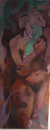 Painting titled "DOuceur au pied des…" by Emilie Lagarde, Original Artwork