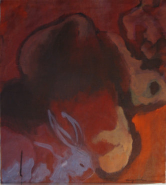 Peinture intitulée "Le repos du guerrier" par Emilie Lagarde, Œuvre d'art originale