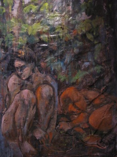 Painting titled "Nouvelles_peintures…" by Emilie Lagarde, Original Artwork