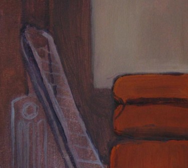Peinture intitulée "Etendoir-fauteuil1.…" par Emilie Lagarde, Œuvre d'art originale