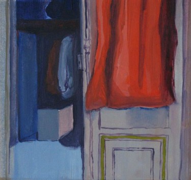 Peinture intitulée "Porte-placard1.jpg" par Emilie Lagarde, Œuvre d'art originale
