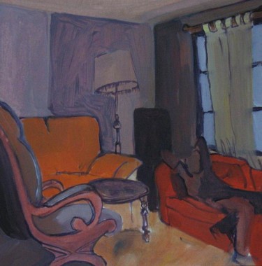 Painting titled "salon1.jpg" by Emilie Lagarde, Original Artwork