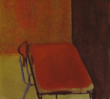 Painting titled "table-rouge1.jpg" by Emilie Lagarde, Original Artwork