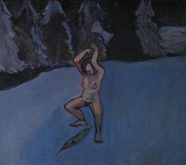 Painting titled "Briser-la-glace1.jpg" by Emilie Lagarde, Original Artwork