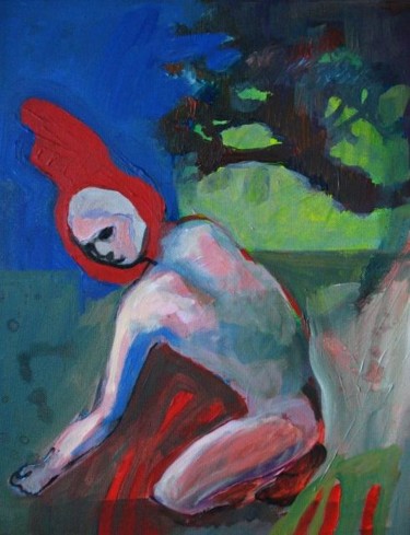 Painting titled "cueilettered.jpg" by Emilie Lagarde, Original Artwork