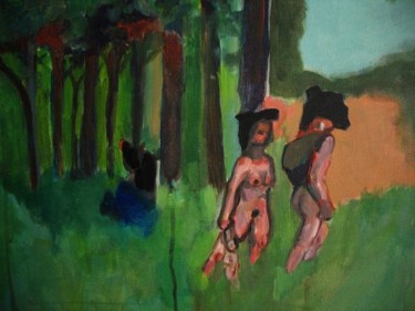 Peinture intitulée "retourred.jpg" par Emilie Lagarde, Œuvre d'art originale