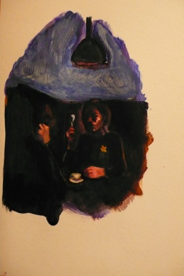 Peinture intitulée "la cuillère" par Emilie Lagarde, Œuvre d'art originale, Autre