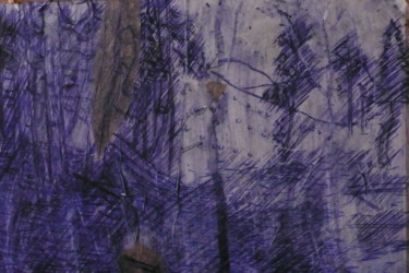 Peinture intitulée "Ru" par Emilie Lagarde, Œuvre d'art originale