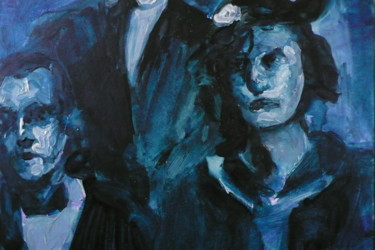 Painting titled "Regards" by Emilie Lagarde, Original Artwork