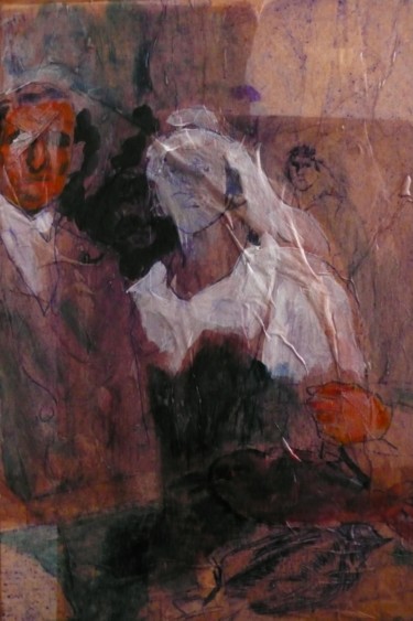 Peinture intitulée "Principe" par Emilie Lagarde, Œuvre d'art originale