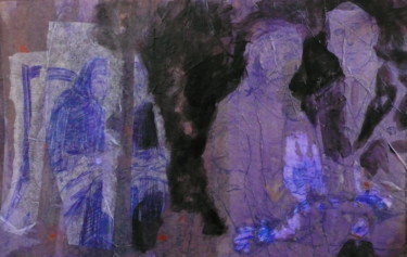 Peinture intitulée "Les gants" par Emilie Lagarde, Œuvre d'art originale
