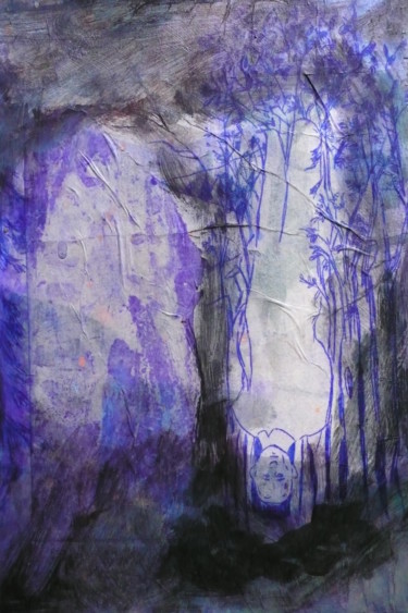 Peinture intitulée "Les branches" par Emilie Lagarde, Œuvre d'art originale