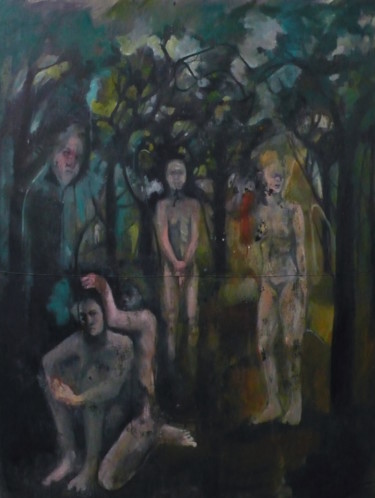 Painting titled "Prémices" by Emilie Lagarde, Original Artwork