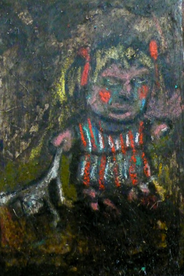 Painting titled "Le disciple de la m…" by Emilie Lagarde, Original Artwork