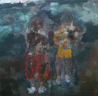 Painting titled "la jetée" by Emilie Lagarde, Original Artwork