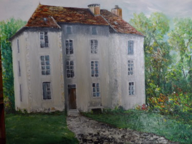 Painting titled "chateau de Turgy" by Emilie10, Original Artwork
