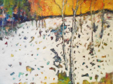 Peinture intitulée "L'hiver 3" par Lorenz, Œuvre d'art originale, Acrylique