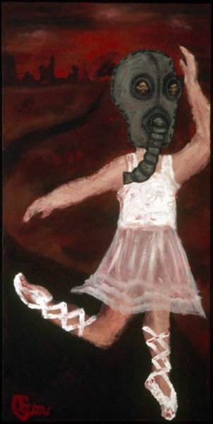 Painting titled "Trinity Ballet" by Elisha Miller, Original Artwork, Oil