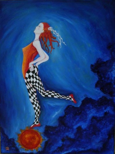 Painting titled "Sunrise Ballet" by Elisha Miller, Original Artwork