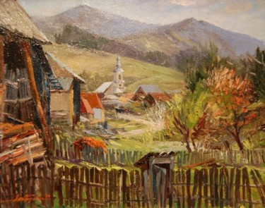 Painting titled "Spring" by Emil Pascalau, Original Artwork