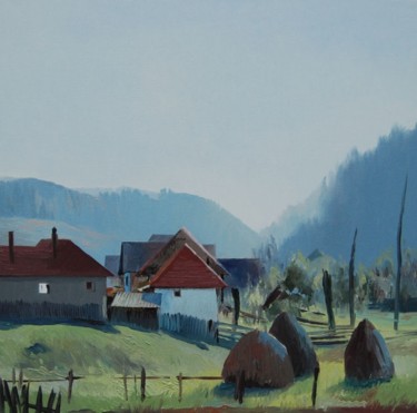 Painting titled "Morning hallow" by Emil Pascalau, Original Artwork