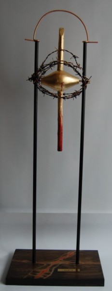 Sculpture titled "Martyr" by Emil Pascalau, Original Artwork