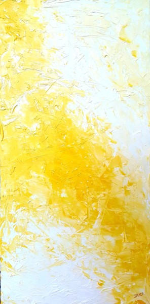 Peinture intitulée "Summer light" par Emily Starck, Œuvre d'art originale, Huile Monté sur Panneau de bois