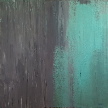 Картина под названием "Bipolaire" - Emily Starck, Подлинное произведение искусства, Масло Установлен на Деревянная рама для…