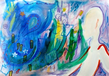 Pittura intitolato "Sans24 #artistsuppo…" da Emily Starck, Opera d'arte originale, Acrilico