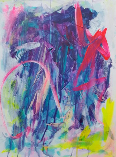 Peinture intitulée "Sans 81" par Emily Starck, Œuvre d'art originale, Acrylique