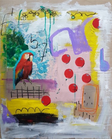 Sans 84 Painting titled "Sans 84" by Emily Starck, Original Art, Acrylic