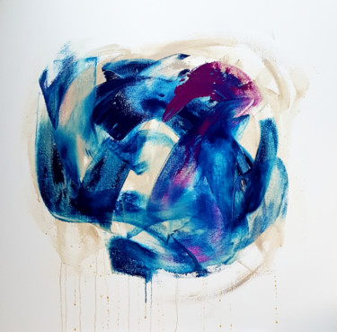 Картина под названием "Deep Energy" - Emily Starck, Подлинное произведение искусства, Акрил