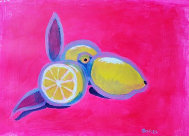 Composition aux citrons Картина под названием "Composition aux cit…" - Emily Starck, Подлинное произведение искусства, Акрил