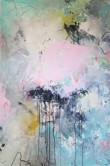 Peinture intitulée "Tout devient possib…" par Emily Starck, Œuvre d'art originale, Acrylique Monté sur Châssis en bois