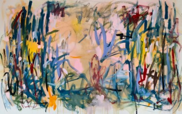 Pintura titulada "Broken Flowers" por Emily Starck, Obra de arte original, Acrílico Montado en Bastidor de camilla de madera