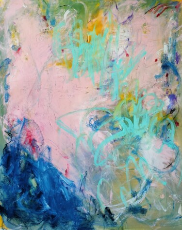 Картина под названием "Gloria" - Emily Starck, Подлинное произведение искусства, Акрил Установлен на Деревянная рама для нос…