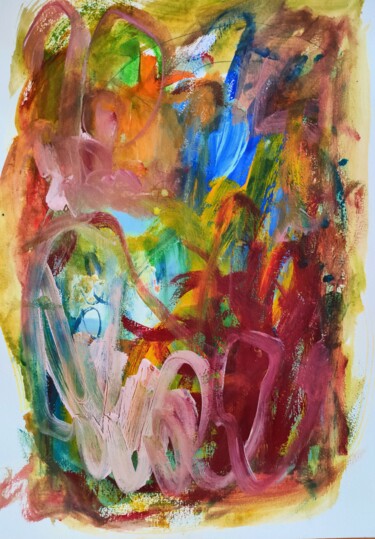 Malarstwo zatytułowany „Just after” autorstwa Emily Starck, Oryginalna praca, Gwasz