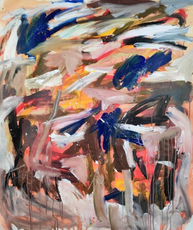 Картина под названием "What a pleasure" - Emily Starck, Подлинное произведение искусства, Акрил Установлен на Деревянная рам…