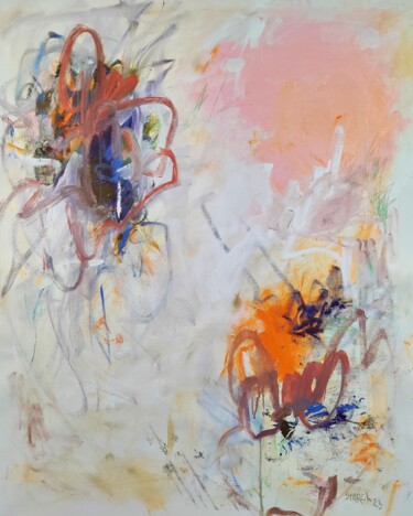 Peinture intitulée "Butterflies are back" par Emily Starck, Œuvre d'art originale, Acrylique Monté sur Châssis en bois