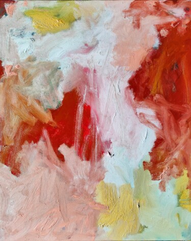 제목이 "Paix intérieure"인 미술작품 Emily Starck로, 원작, 기름 나무 들것 프레임에 장착됨