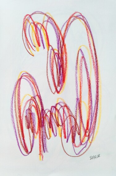 Рисунок под названием "ST202401" - Emily Starck, Подлинное произведение искусства, Пастель