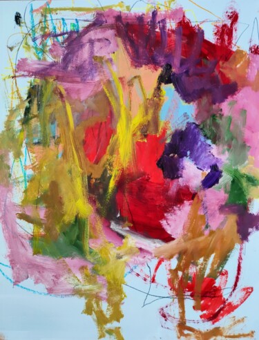 Malarstwo zatytułowany „Joy” autorstwa Emily Starck, Oryginalna praca, Olej