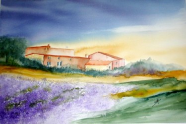 Peinture intitulée "Provence" par Jocelyne Dumont, Œuvre d'art originale