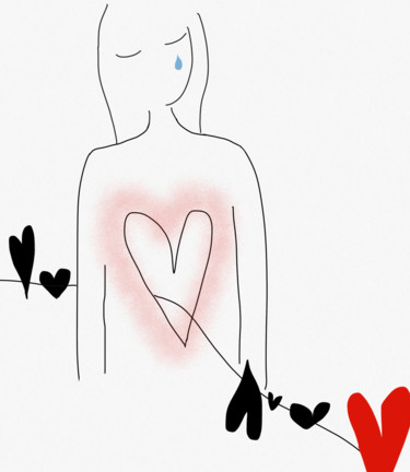 un amour assez grand Digital Arts titled "un amour assez grand" by Poemma, Original Art, Digital Painting