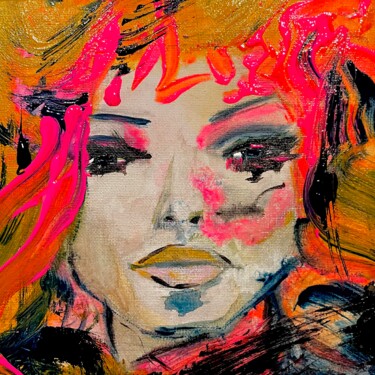 Schilderij getiteld "FashionWeek" door Emma C, Origineel Kunstwerk, Acryl